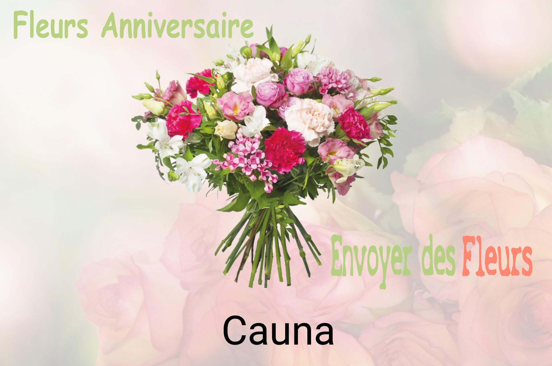 Bouquet de fleurs d’anniversaire livré à Cauna